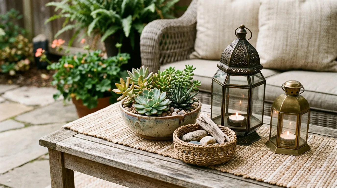Create a dining corner that feels intentional inspiration for an outdoor patio.